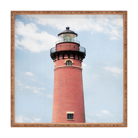 Gal Design Red Lighthouse Square Tray