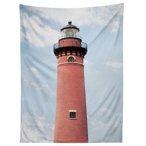 Gal Design Red Lighthouse Tapestry