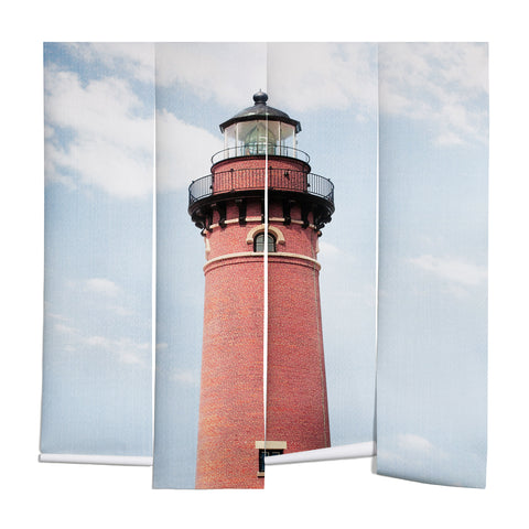 Gal Design Red Lighthouse Wall Mural