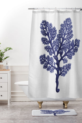 Gal Design Seaweed 2 Shower Curtain And Mat