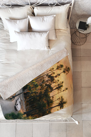 Gal Design Sunset Blvd Fleece Throw Blanket