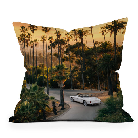 Gal Design Sunset Blvd Outdoor Throw Pillow