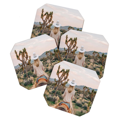 Gal Design The Desert Cowgirl Coaster Set