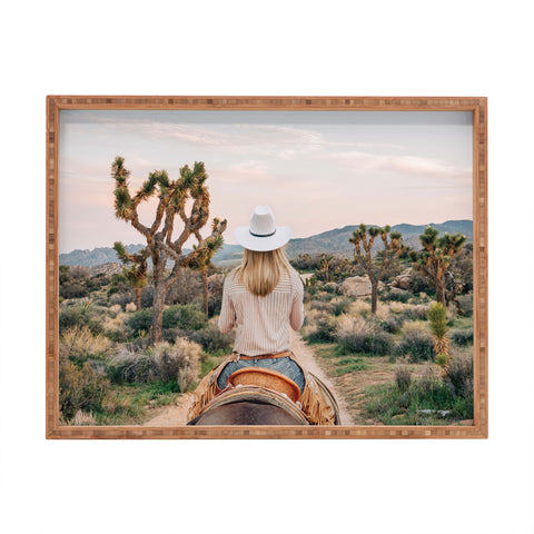 Gal Design The Desert Cowgirl Rectangular Tray