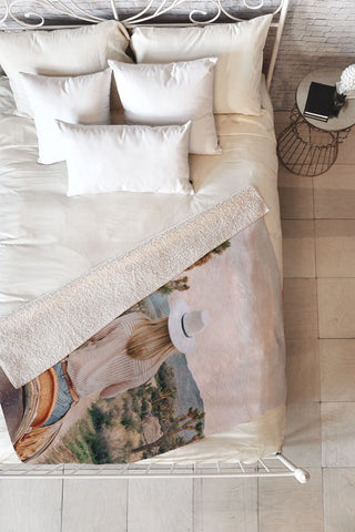 Gal Design The Desert Cowgirl Fleece Throw Blanket