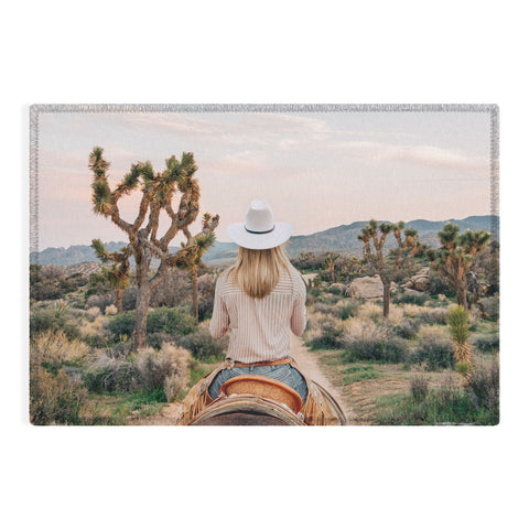 Gal Design The Desert Cowgirl Outdoor Rug