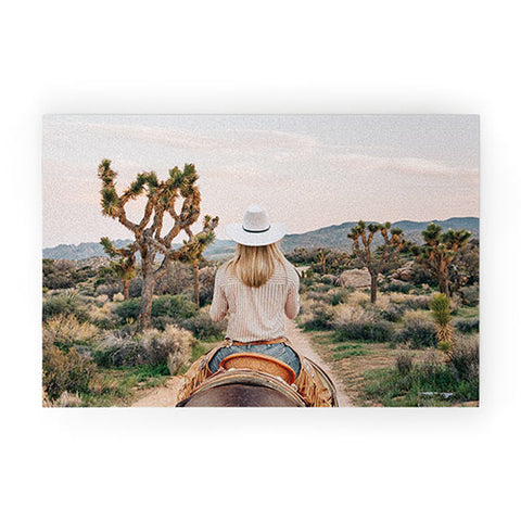 Gal Design The Desert Cowgirl Welcome Mat
