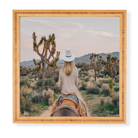 Gal Design The Desert Cowgirl Framed Wall Art