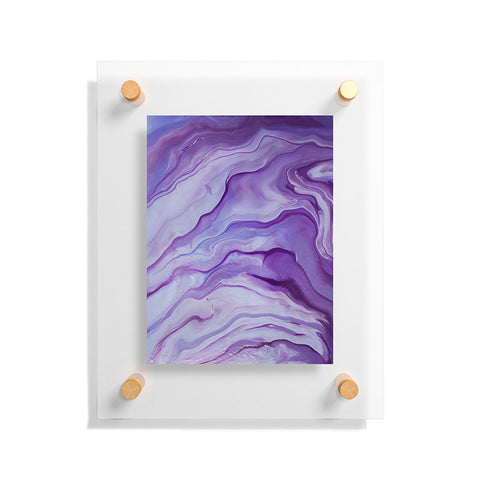 Galaxy Eyes Amethyst I Floating Acrylic Print