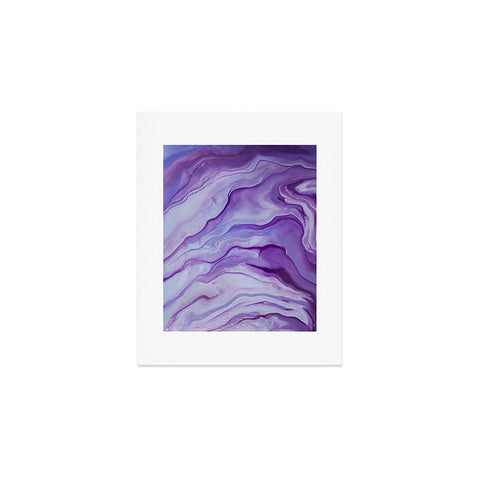 Galaxy Eyes Amethyst I Art Print