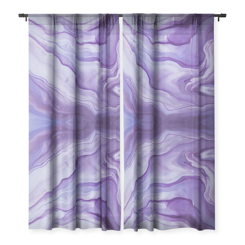 Galaxy Eyes Amethyst I Sheer Non Repeat