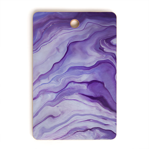 Galaxy Eyes Amethyst I Cutting Board Rectangle