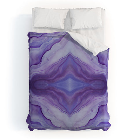 Galaxy Eyes Amethyst I Duvet Cover