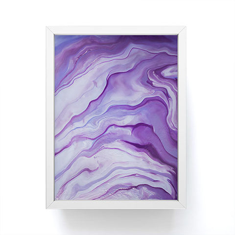Galaxy Eyes Amethyst I Framed Mini Art Print