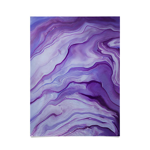 Galaxy Eyes Amethyst I Poster