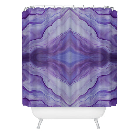 Galaxy Eyes Amethyst I Shower Curtain