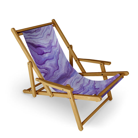 Galaxy Eyes Amethyst I Sling Chair