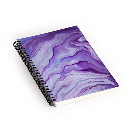 Galaxy Eyes Amethyst I Spiral Notebook