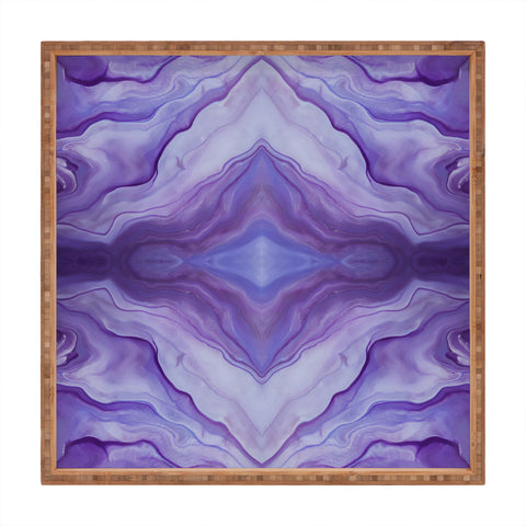 Galaxy Eyes Amethyst I Square Tray