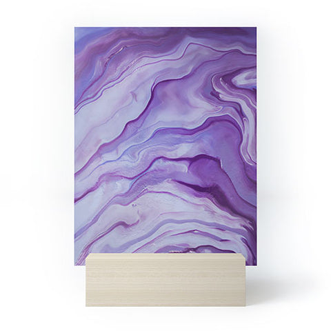 Galaxy Eyes Amethyst I Mini Art Print