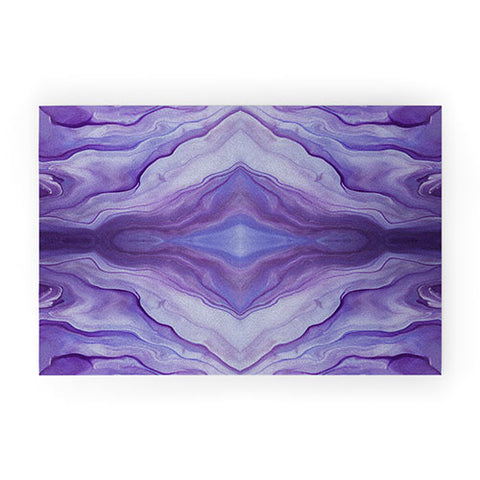 Galaxy Eyes Amethyst I Welcome Mat