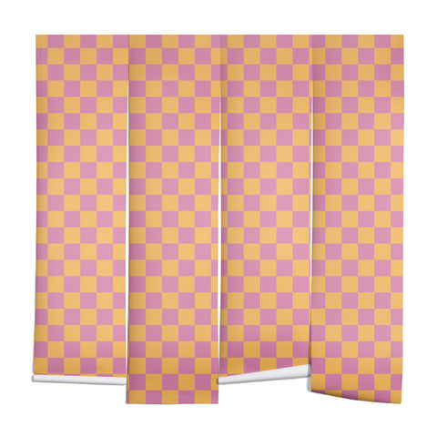 Galaxy Eyes Checked Print Jelly Wall Mural
