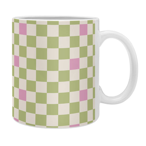 Galaxy Eyes Checked Strawberries And Mint Coffee Mug