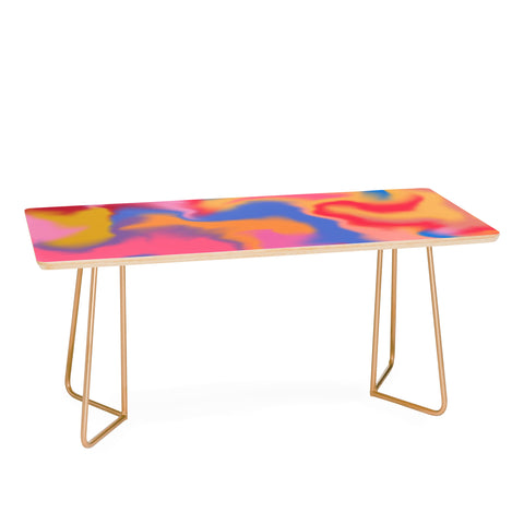 Galaxy Eyes Cloud Color Rainbow Coffee Table