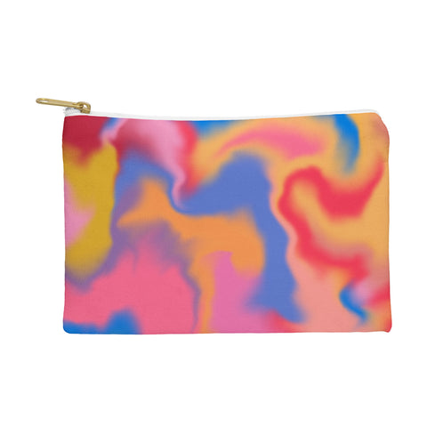 Galaxy Eyes Cloud Color Rainbow Pouch