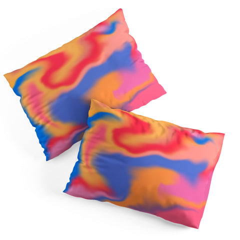 Galaxy Eyes Cloud Color Rainbow Pillow Shams
