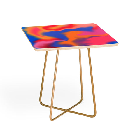 Galaxy Eyes Cloud Color Rainbow Side Table