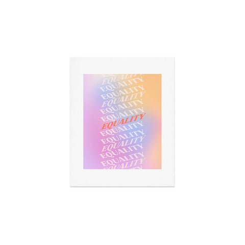 Galaxy Eyes Equality Art Print