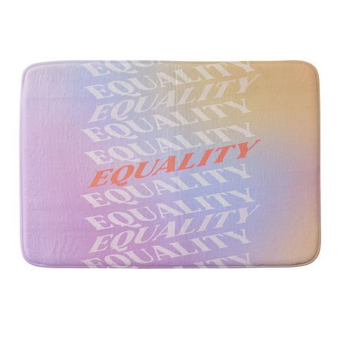 Galaxy Eyes Equality Memory Foam Bath Mat