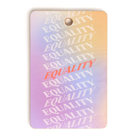 Galaxy Eyes Equality Cutting Board Rectangle