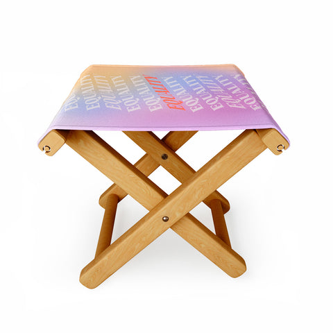 Galaxy Eyes Equality Folding Stool