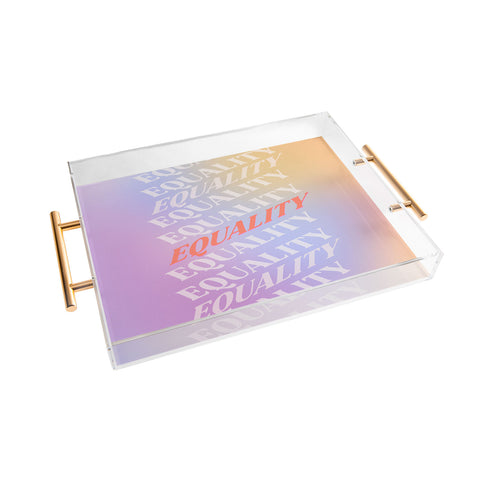 Galaxy Eyes Equality Acrylic Tray