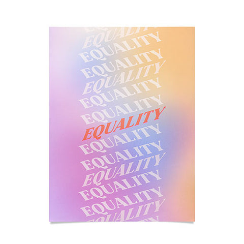 Galaxy Eyes Equality Poster