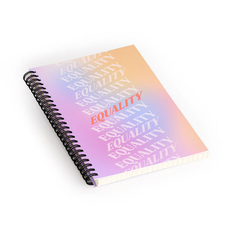 Galaxy Eyes Equality Spiral Notebook