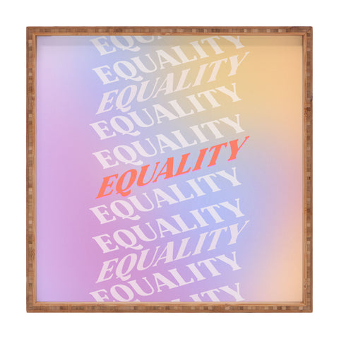Galaxy Eyes Equality Square Tray