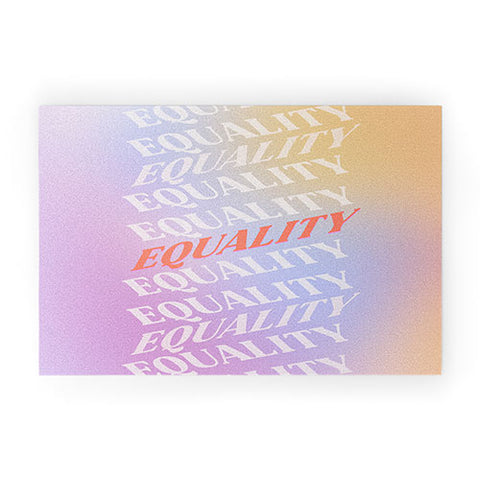 Galaxy Eyes Equality Welcome Mat