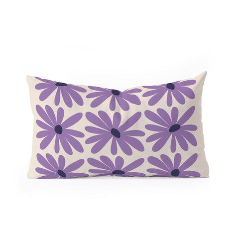 Galaxy Eyes Fiori II Oblong Throw Pillow