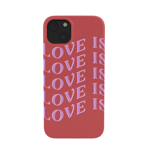 Galaxy Eyes Love Is Love Red Phone Case