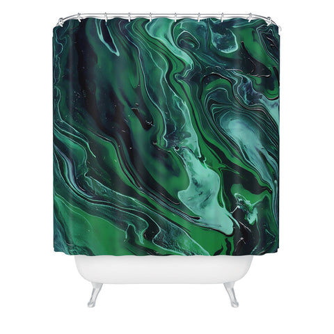 Galaxy Eyes Nebula Shower Curtain