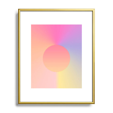 Galaxy Eyes Sol Y Cielo Metal Framed Art Print