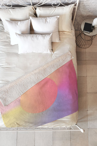 Galaxy Eyes Sol Y Cielo Fleece Throw Blanket