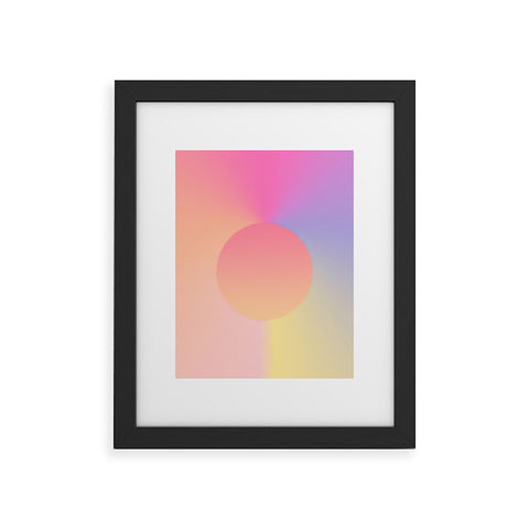 Galaxy Eyes Sol Y Cielo Framed Art Print