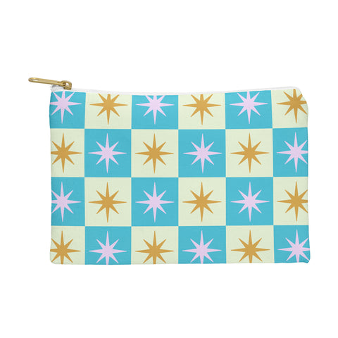 Galaxy Eyes Star Check Rainbow Pouch