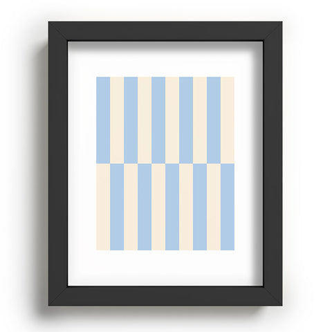 Galaxy Eyes Strippy Baby Blue Recessed Framing Rectangle