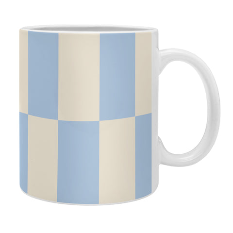 Galaxy Eyes Strippy Baby Blue Coffee Mug