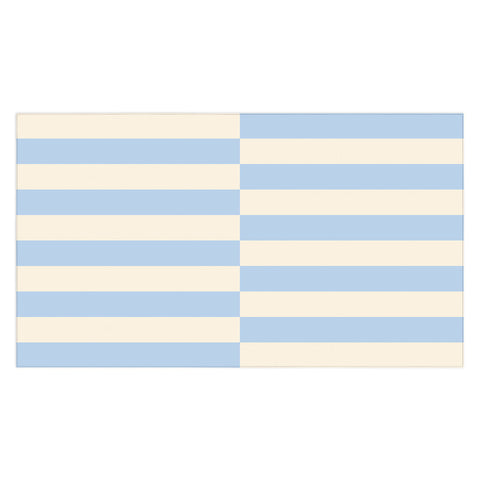 Galaxy Eyes Strippy Baby Blue Tablecloth